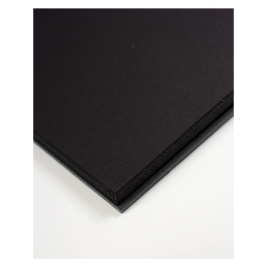 фотография Альбом для графики sm-lt authentic black 165г/м2 a4 30 листов, черный, спираль