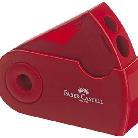 Точилка Faber-Castell Sleeve высокого качества выполнена из прочного пластика.
В точилке имеются два отверстия для карандашей разного диаметра. Подхо…