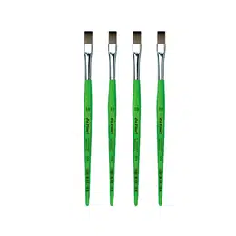 изображение Кисть синтетика плоская da vinci 374 fit for school&hobby короткая ручка № 10