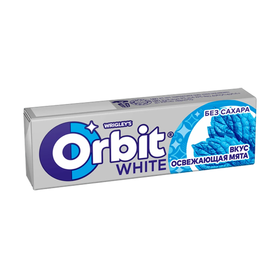 изображение Жевательная резинка orbit  white освежающая мята 13,6 гр