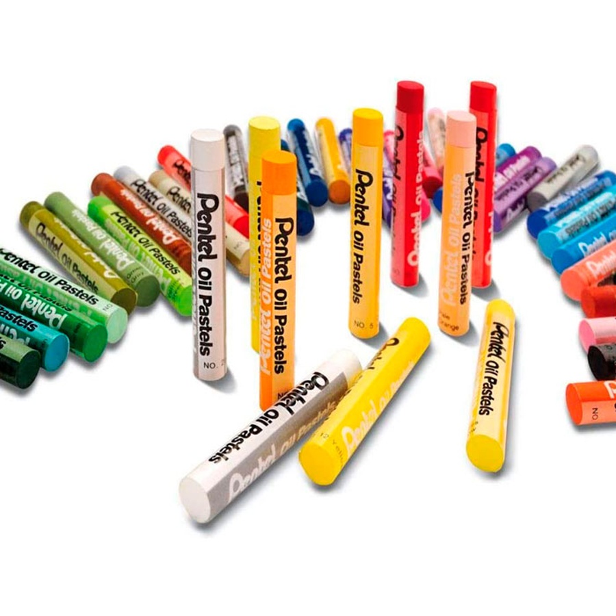изображение Масляная пастель 25 цветов pentel arts oil pastels