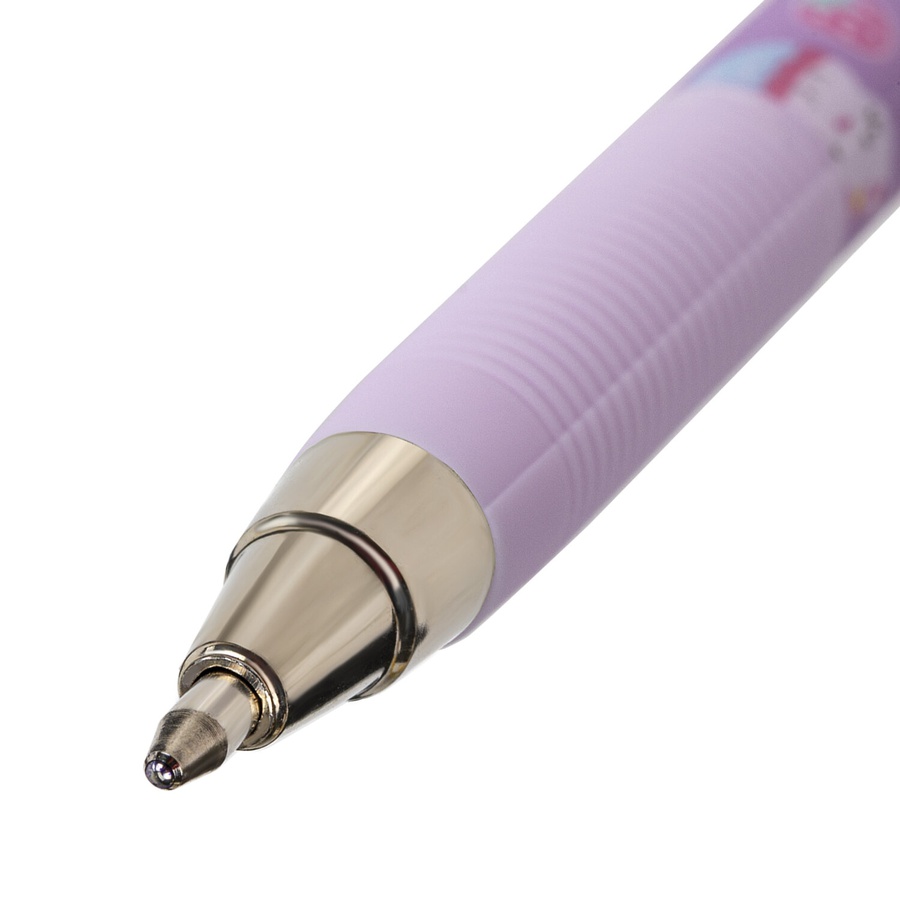 изображение Ручка шариковая юнландия "purrmaid", синяя, soft-touch покрытие, узел 0,7 мм, линия 0,35мм