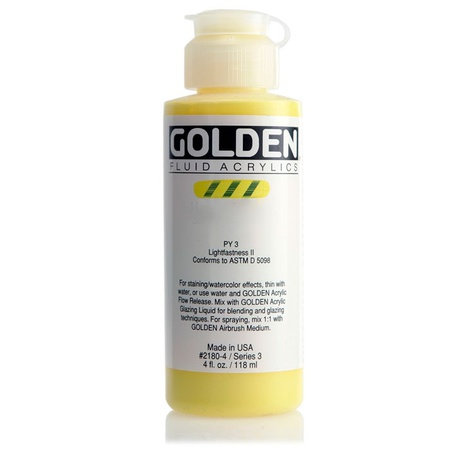 Golden Fluid Acrylics - очень насыщенные акриловые краски с консистенцией сливок. Производятся из светостойких пигментов, а не красителей, поэтому им…