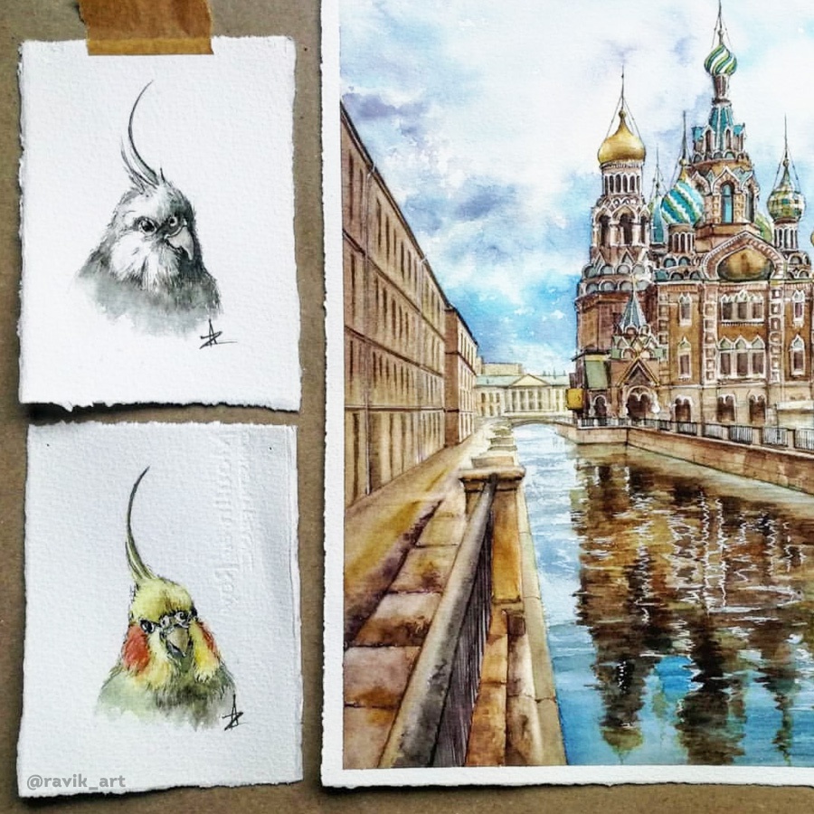 изображение Бумага акварельная canson moulin du roy, плотность 300 г/м2, фин, лист 56х76см, цвет натуральный белый, 100% хлопок