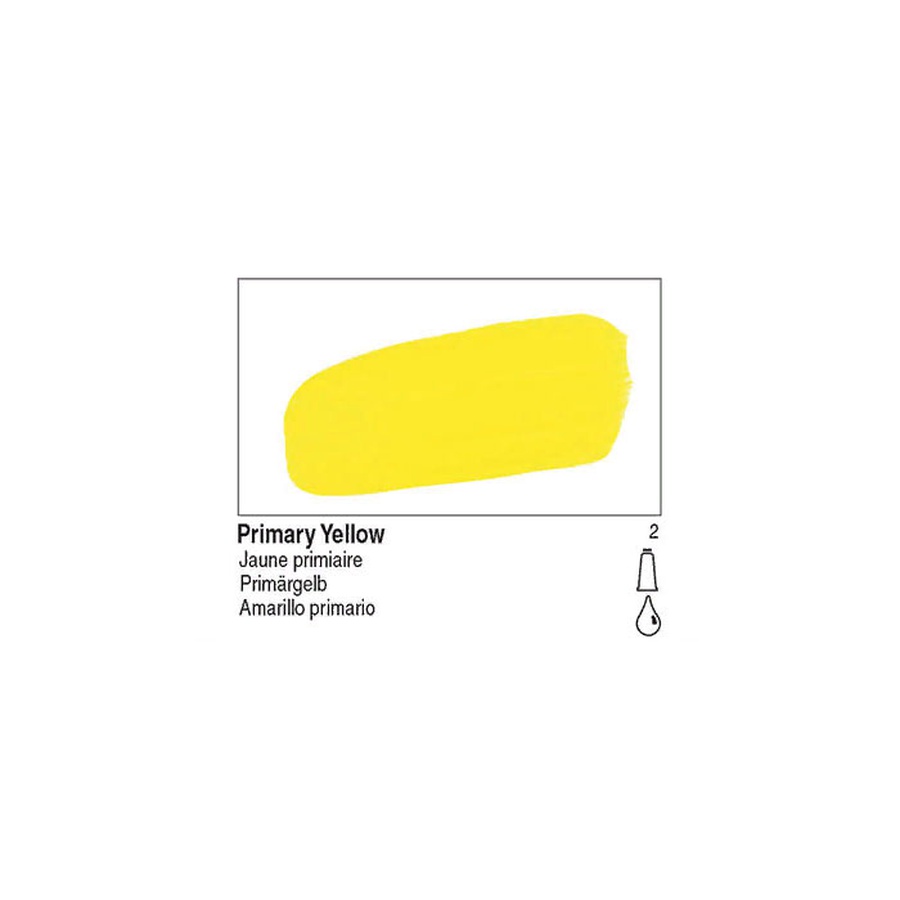 фотография Краска акриловая golden heavy body, туба 59 мл, № 1530 жёлтый