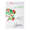картинка Папка с бумагой для акварели "ладога", а3, 200 г, 12 л, 100% целлюлоза, среднее зерно