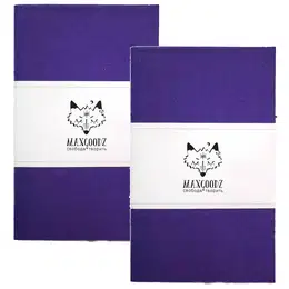 фотография Скетчбук для маркеров maxgoodz classic white, фиолетовый, a5, 32 листа, 160 г/м2, на нитке