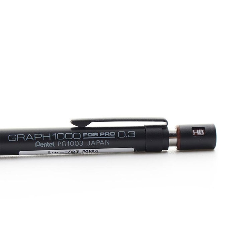 картинка Карандаш автоматический профессиональный pentel graph1000, черн, 0.3 мм