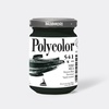 фотография Краска акриловая maimeri polycolor, банка 140 мл, чёрный слюдяной
