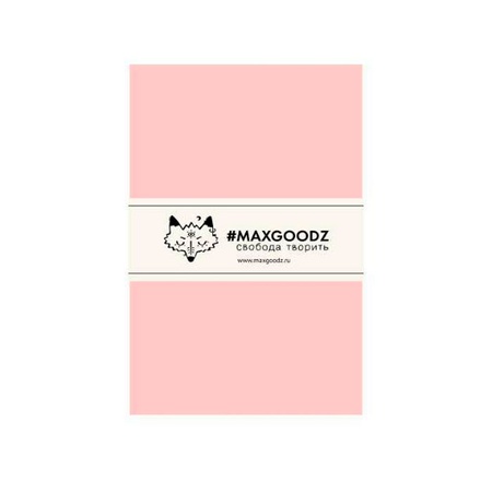 фото Скетчбук maxgoodz pocket нежно-розовый, a6,переплет на нитке
