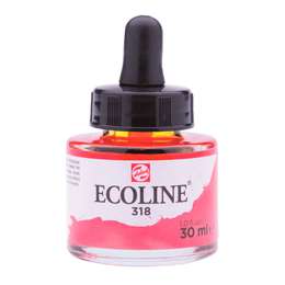 картинка Акварель жидкая ecoline банка 30 мл № 318 карминовый