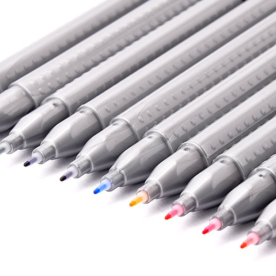 Ручки капиллярные цветные Faber-Castell Grip