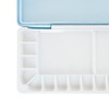 фотография Палитра прямоугольная пластиковая с крышкой белые ночи, 18 ячеек, 26,7х12,8х2,6 см
