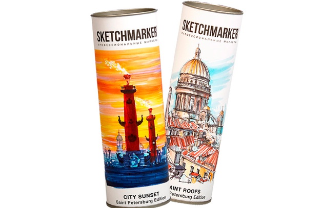 


    
        



    
        
            
        
        
            
        
    

    

   Встречайте новинки в Арт-Квартале!
Наборы маркеров SKETCHMARKER Saint Petersburg Edition City Sunset и Saint Petersburg Edition City Roofs в удобном тубусе. Они вдохновят на создание целого скетчб…