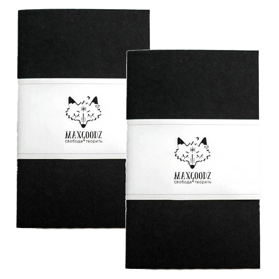 фотография Скетчбук для маркеров maxgoodz classic white, смола, a5, 32 листа, 160 г/м2, на нитке