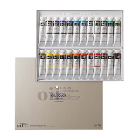 картинка Набор масляных красок shinhan professional 24 тубы по 20мл в картонной упаковке