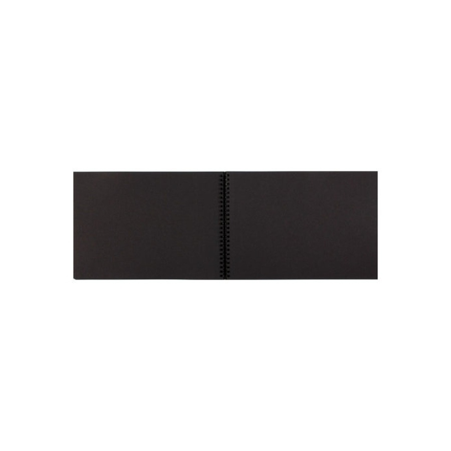 фотография Альбом для графики sm-lt authentic black 165г/м2 a4 30 листов, черный, спираль