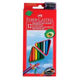 фото Набор цветных карандашей для детей eco, трехгранные, 12 цветов в картонной коробке, faber castell