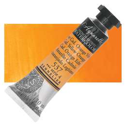 картинка Краска акварельная sennelier artist туба 10 мл, кадмий жёлто-оранжевый 537