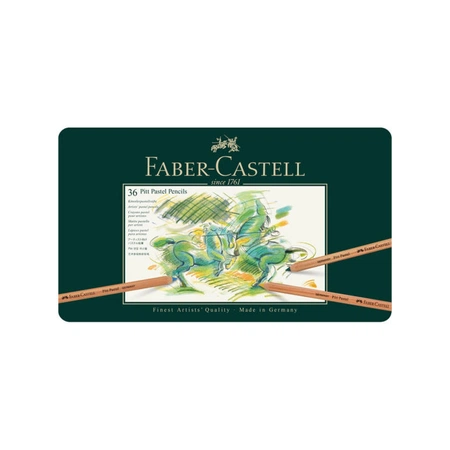 Набор пастельных карандашей Faber-Castell Pitt 36 цветов, в металле