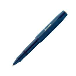 фото Ручка-роллер kaweco classic sport черный, 0,7 мм, цвет корпуса - синий морской