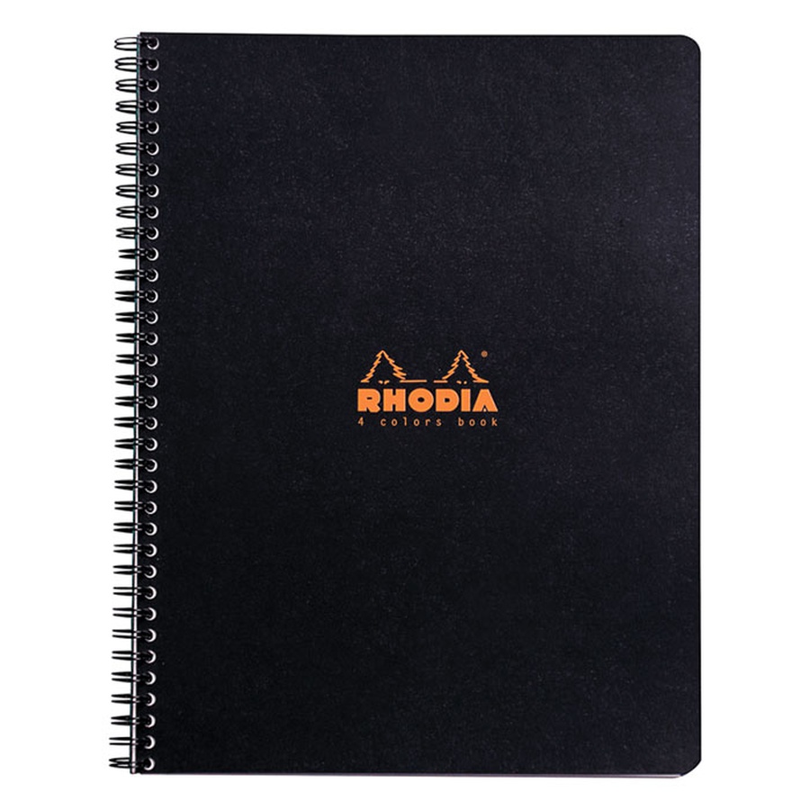 изображение Бизнес-тетрадь rhodia "classic" 80 л., а4+ клетка на гребне, 80 г/м2