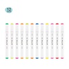 изображение Набор маркеров meshu 12 шт, основные и флуоресцентные цвета