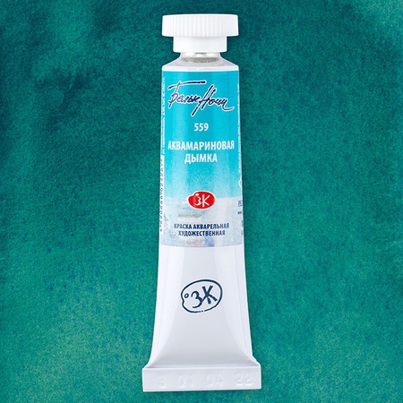 картинка Краска акварельная белые ночи, туба 10 мл, аквамариновая дымка № 559