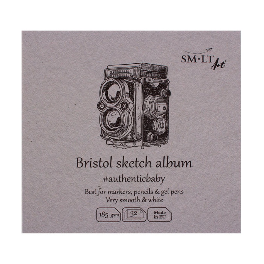 Скетчбук SMLT Art Authenticbaby Bristol 185г/м2, 9х9см, 32л, купить за 414  руб. в интернет-магазине Арт-Квартал с доставкой по Москве и регионам.  (Артикул: FB-32(185)/9)