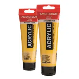 изображение Краска акриловая amsterdam, туба 120 мл, № 269 жёлтый средний азо