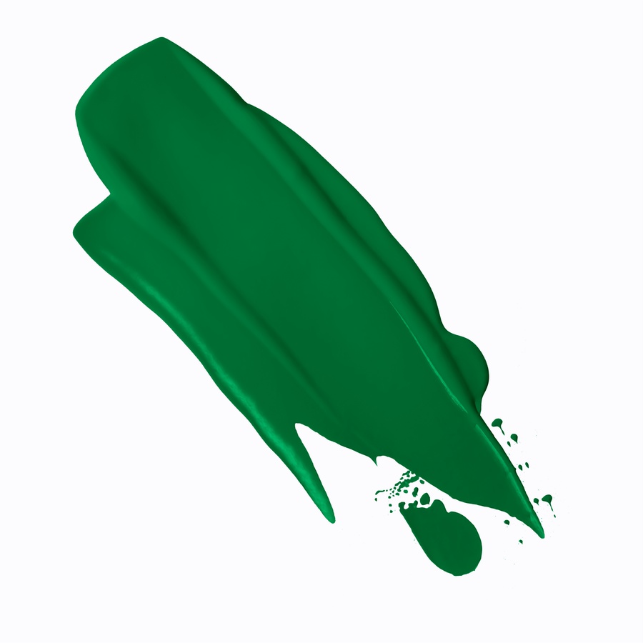 картинка Акриловая матовая краска по коже decola зеленая 50 мл