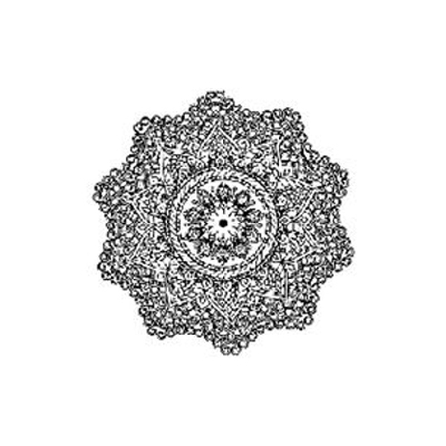 изображение Холст на подрамнике с эскизом сонет, сюжет мандала № 9, 30х30 см
