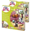 картинка Набор полимерной глины fimo kids домашний любимец 4 цвета по 42 г + стек