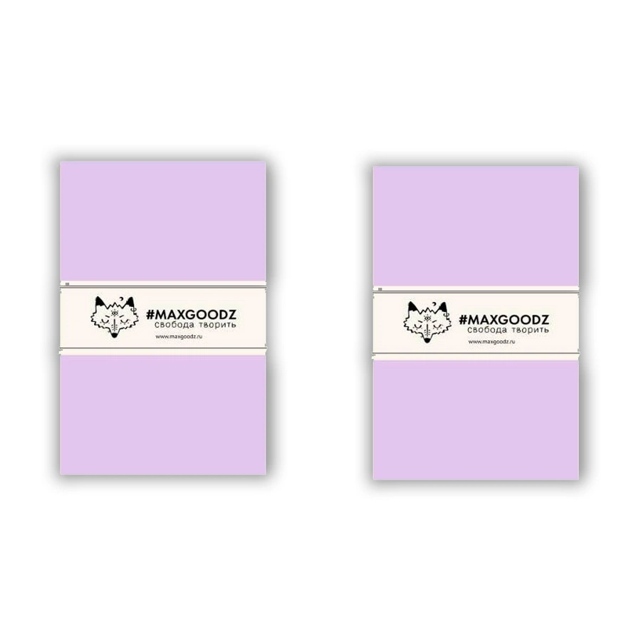 изображение Скетчбук maxgoodz pocket, лавандовый, a6, переплет на нитке