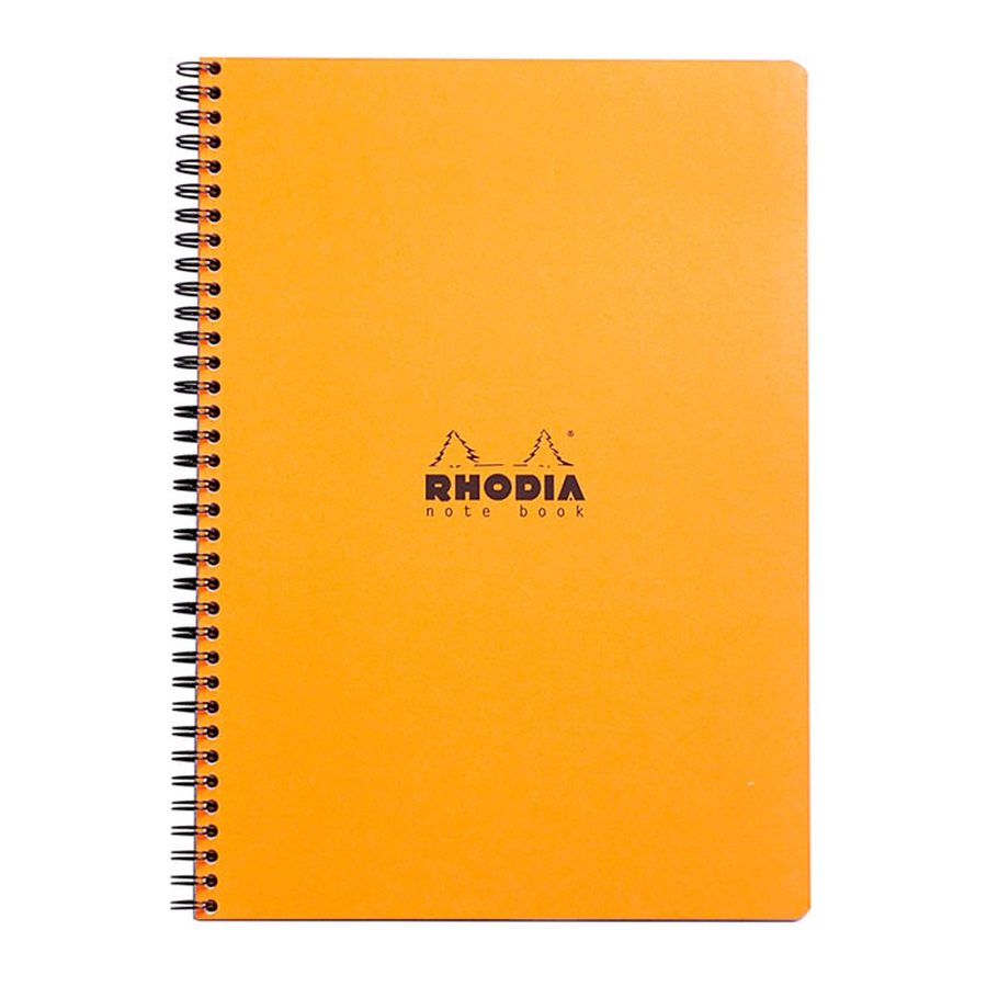 фото Бизнес-тетрадь rhodia "classic orange" 80 л., а4+ клетка на гребне, 80 г/м2