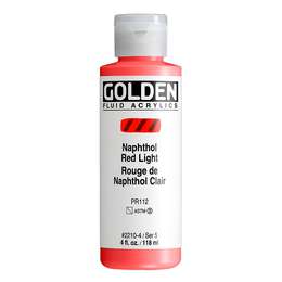 картинка Краска акриловая golden fluid, банка 118 мл, № 2210 красный светлый нафтол