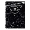 картинка Скетчбук dark note мрамор черный