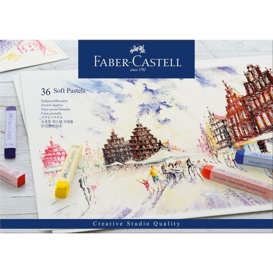 картинка Пастель мягкая faber-castell creative studio 36 цветов