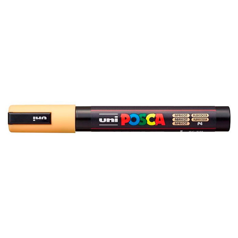 фото Маркер posca pc-5m, абрикосовый, 1.8 - 2.5 мм, пулевидный наконечник
