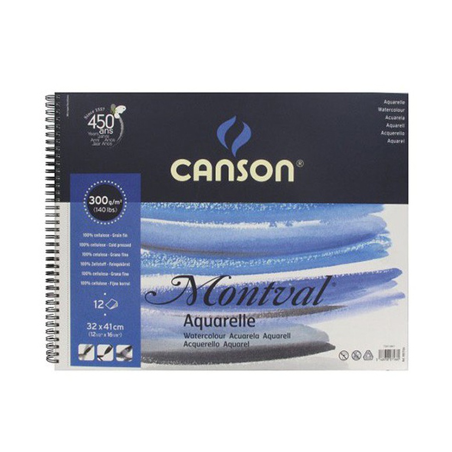 картинка Canson альбом монваль 300гр/м, фин, 32х41см