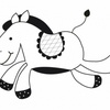изображение Штамп силиконовый horse, упаковка 6х8 см