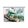 фото Папка для труда а4 2 отдела, молния, hard truck, пластик