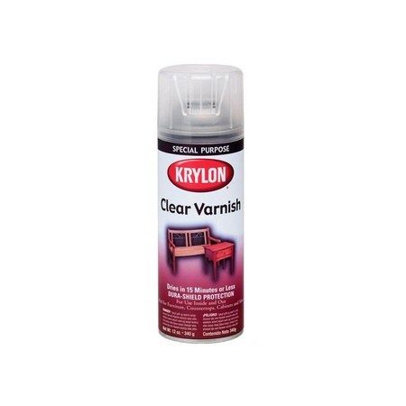 изображение Защитный лак аэрозоль krylon clear varnish coating, защитный лак, 311 г, полуматовый