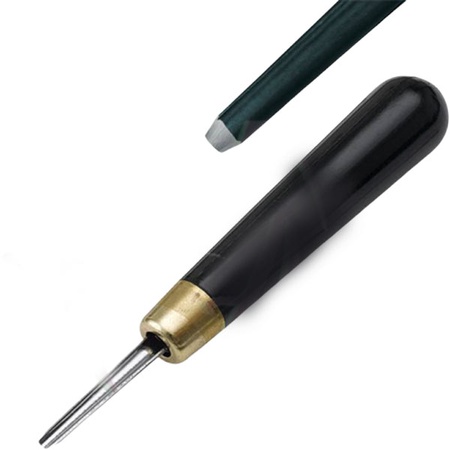 Резец по линолеуму RGM №3 с усиленной ручкой обеспечивает удобную и надежную работу. Инструмент выполнен из высококачественной каленой стали, а ручка…