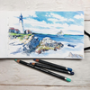 фотография Скетчбук maxgoodz sketch 13х21 см для цветных карандашей 240г/м2