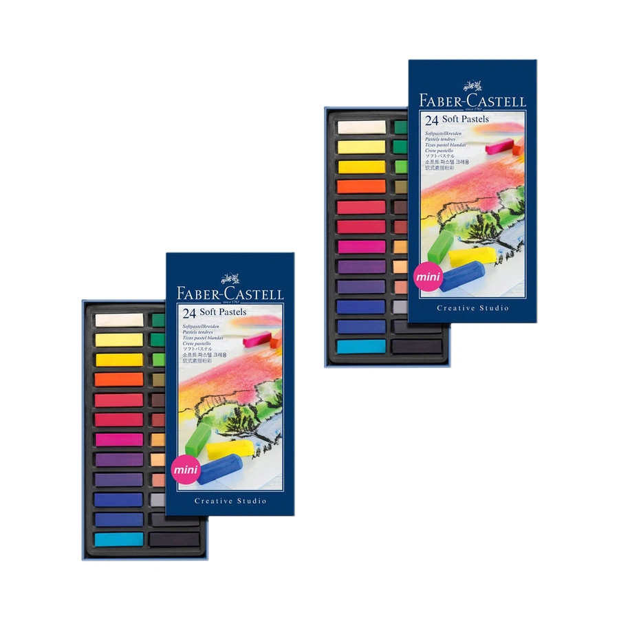 фото Пастель сухая мягкая faber-castell creative studio mini 24 цвета