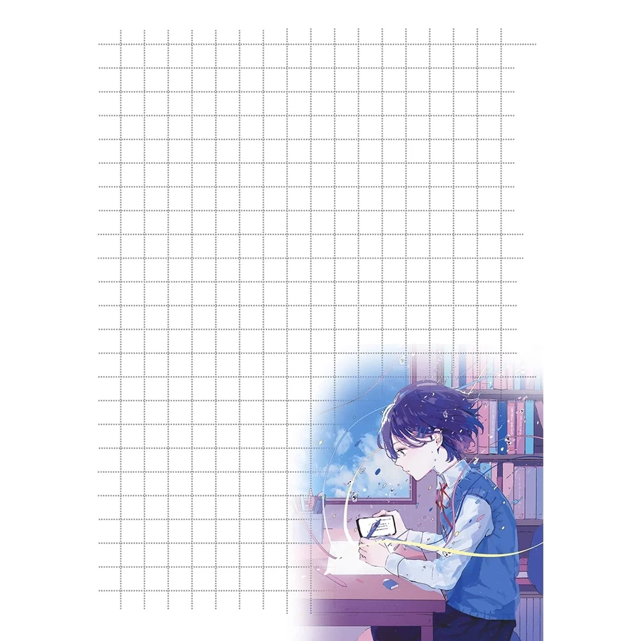 изображение Блокнот аниме magic (обложка девочка с цветком в волосах)