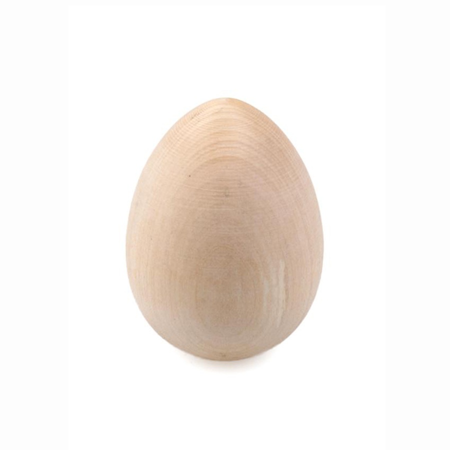 фотография Деревянная заготовка из липы яйцо куриное, высота 70 мм