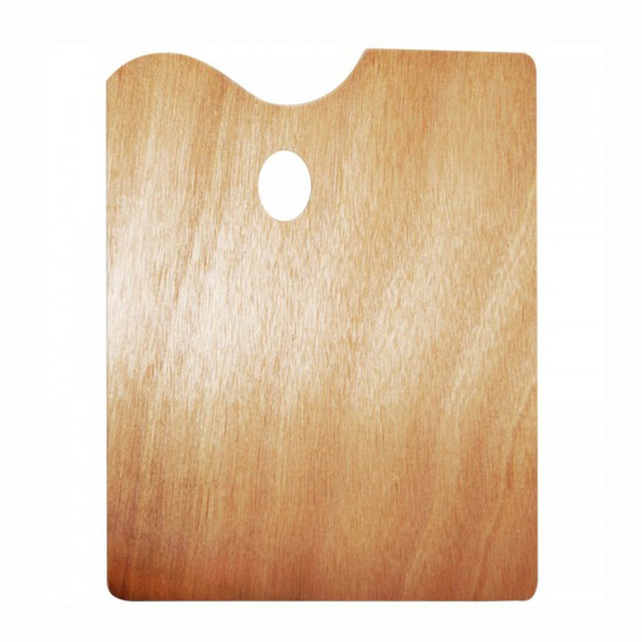 картинка Палитра деревянная прямоуг., 20х30 см