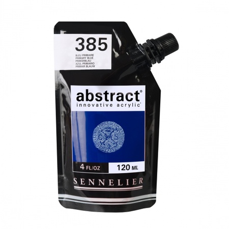фотография Краска акриловая sennelier abstract, дой-пак 120 мл, синий